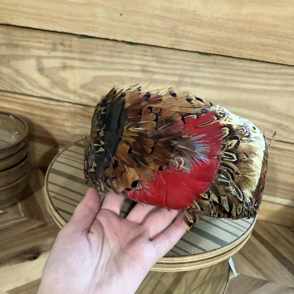 Ostrich Plume Feather Pirate/Steampunk/Fancy Victorian Hat